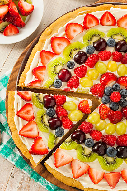 istock Homemade Natural Fruit Pizza 502906265