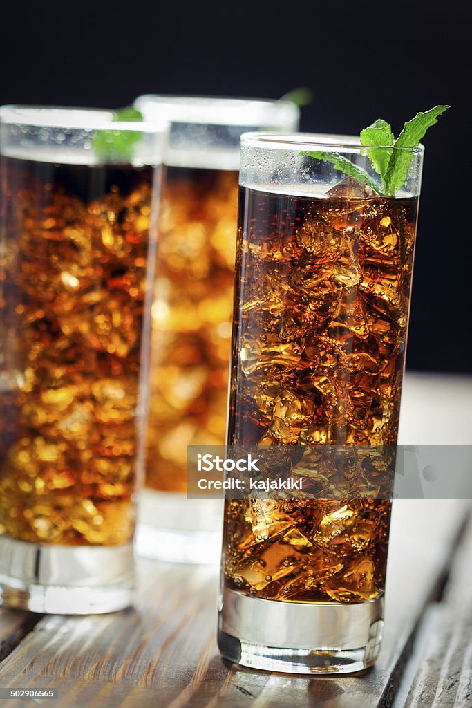 Vaso de Cola - Foto de stock de Bebida libre de derechos