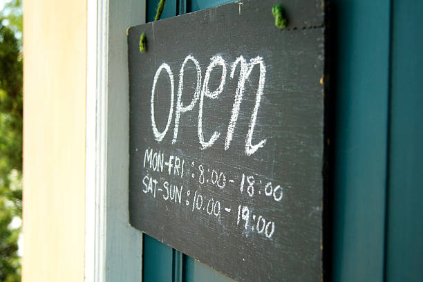 istock close up wooden open tag 502906681