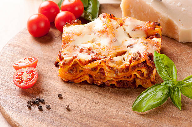 istock Traditional Italian lasagna with beef meat 502907327