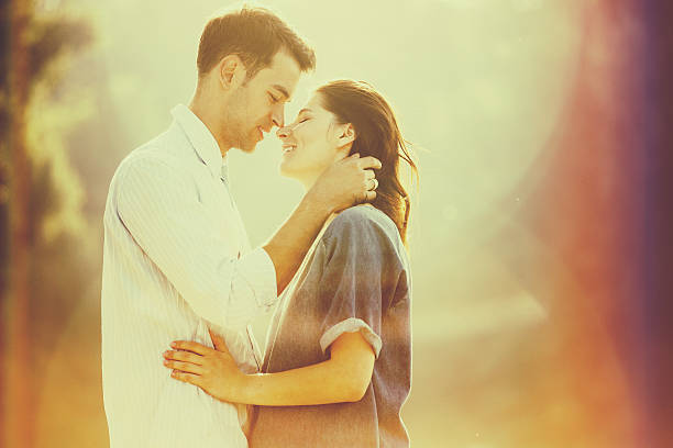 istock Loving couple in the park 502908275