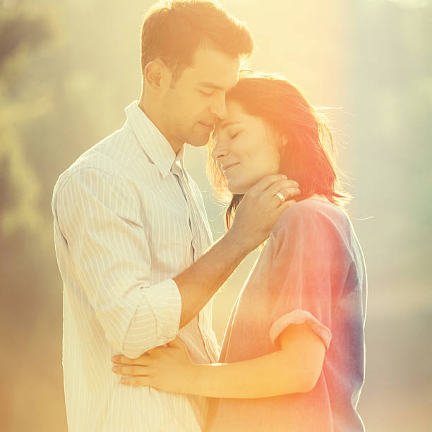 istock Loving couple in the park 502908277