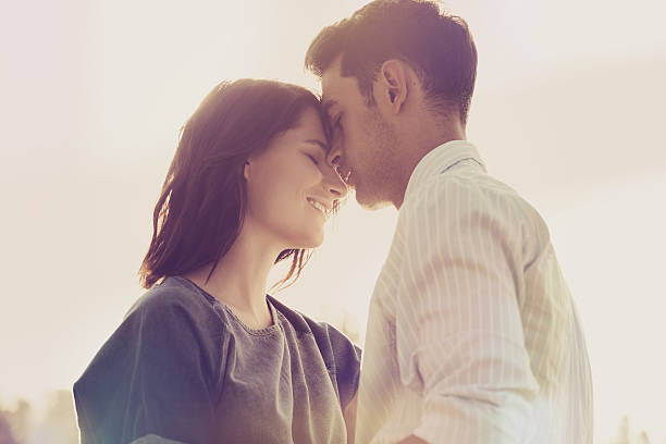 istock Loving couple in the park 502908283