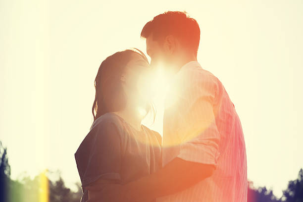 istock Loving couple in the park 502908285