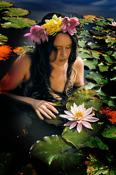 istock Water Lily Girl 502908667