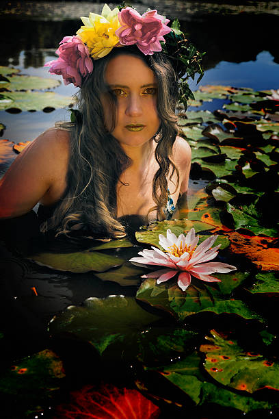 istock Water Lily Girl 502908669
