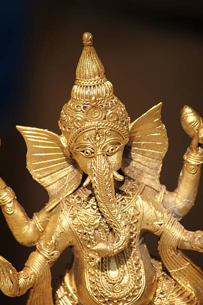 istock lord ganesha metallic statue 502908760