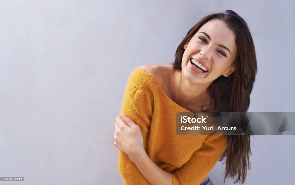 Rire amusant sont - Photo de Femmes libre de droits