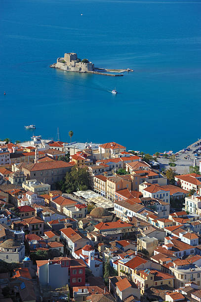 istock Nafplio and Bourtzi Aerial View 502911245