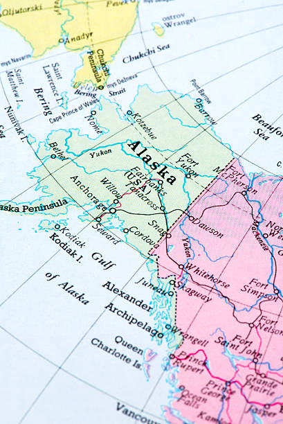 istock Map of Alaska (USA) 502912470