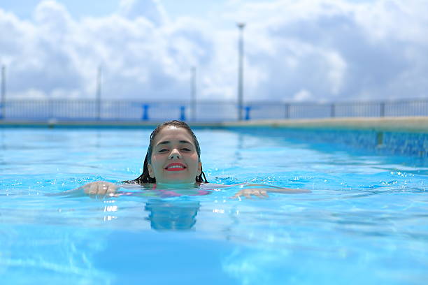 istock Young Lady in the Swimming Pool 502917426