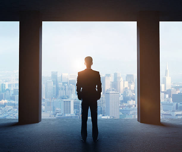istock businessman  looking to city 502918294