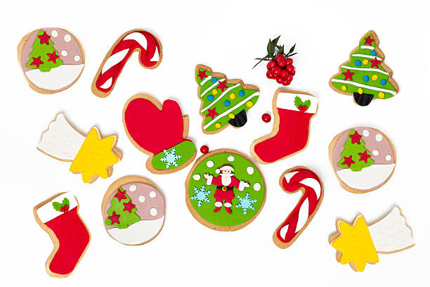 istock Multicolored cookies for Christmas homemade 502921318