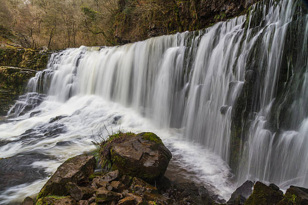 istock Sgwd Isaf Clun-Gwyn waterfall. On the river Afon Mellte 502921670