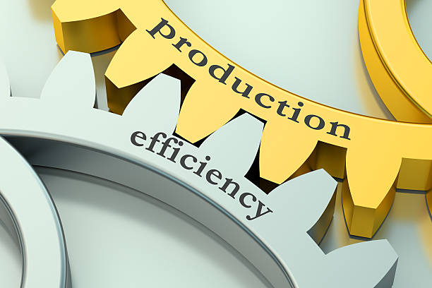 istock production and efficiency concept on the gear 502922626
