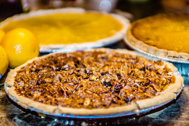 istock tasty homemade pecan pie with pecans 502933888