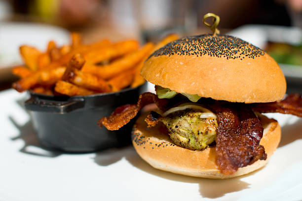 istock Appetizing meat and bacon roll with poppy seeds 502934047