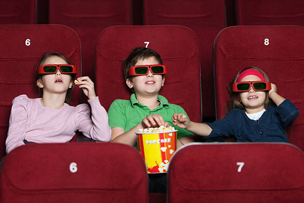 istock Children watching a  movie 502934175