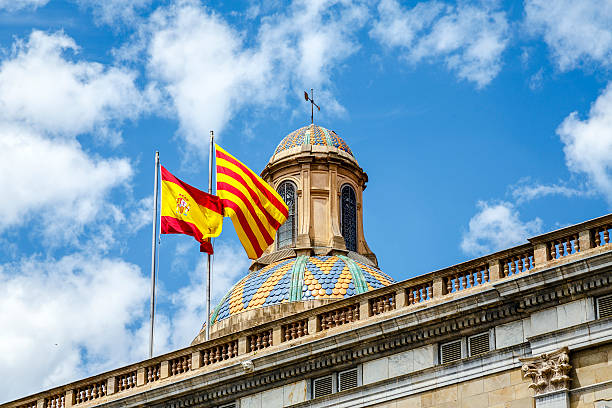 Palau Generalitat The Palau de la Generalitat is the seu of the Presidency of the Generalitat de Catalunya catalonia stock pictures, royalty-free photos & images