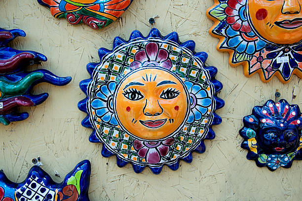 istock Mexican folk ceramic pottery in Cancun 502934932