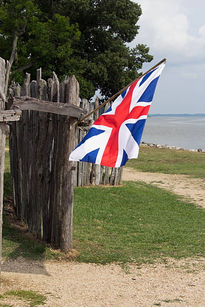 istock British Flag on American Soil 502935229