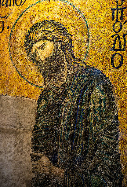 istock Mosaic Details from Hagia Sophia 502937289