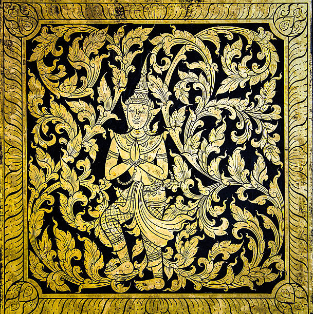 istock Thai art contemporary background 502937315