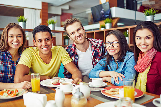 istock Friends in cafe 502938188