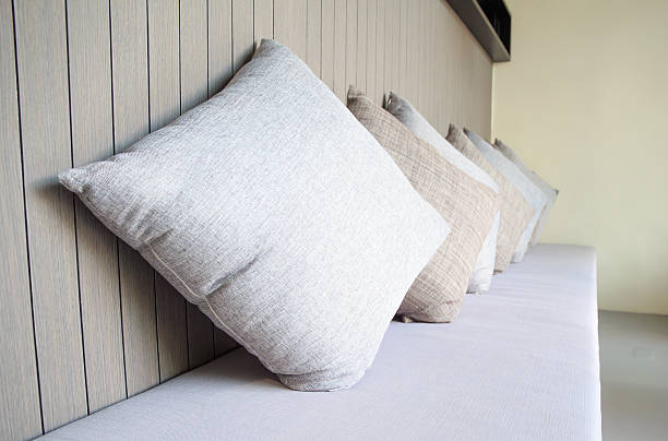 istock Pillow on sofa bed in living room 502939130