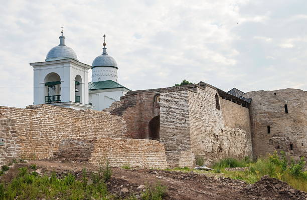 istock Russian ancient fortress Izborsk 502942022