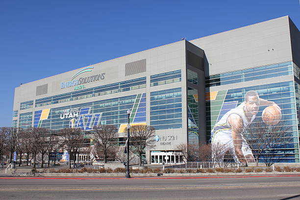 energy solutions arena a salt lake city, utah - nba foto e immagini stock