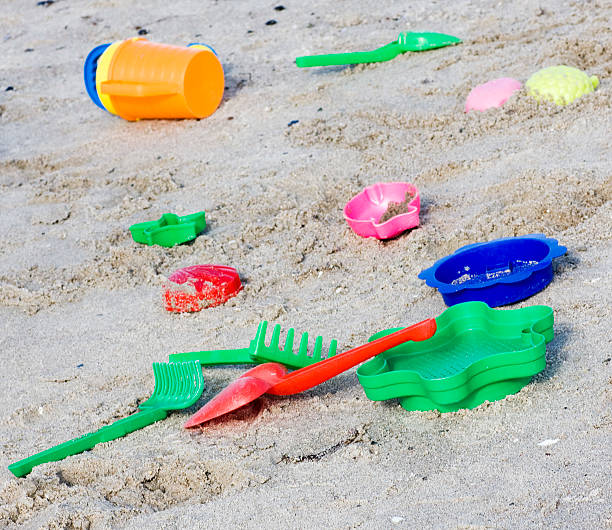 istock Sand toys in the sand 502943498