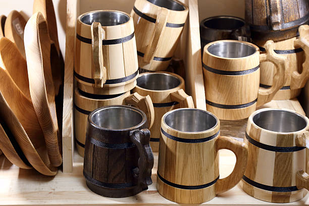 istock Wooden bowls 502947350