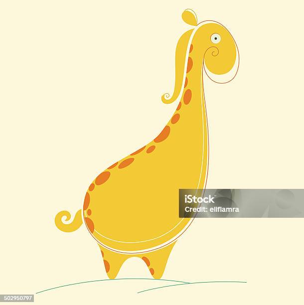 Abstract Giraffe Vector Illustration Stock Illustration - Download Image Now - Africa, Animal, Animal Neck