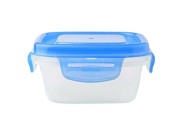istock Plastic food box isolated on white background 502951005
