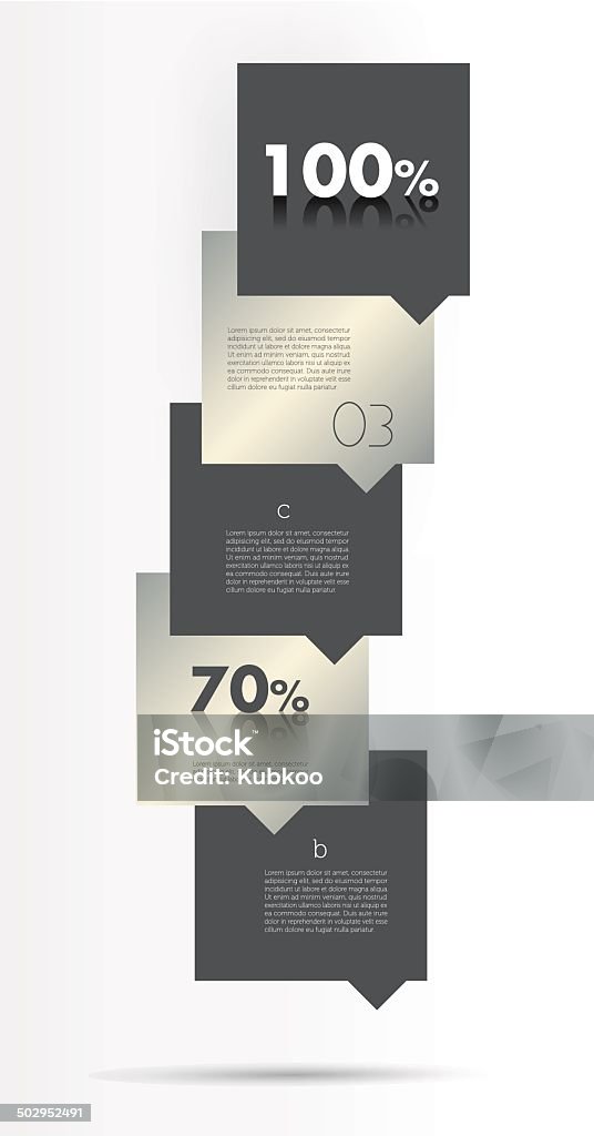 Modern Box Diagram For Infographics Vector Module Chart Stock ...