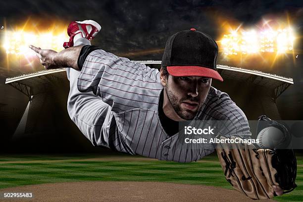 Baseball Player Stock Photo - Download Image Now - Baseball - Ball, Baseball - Sport, Home Run