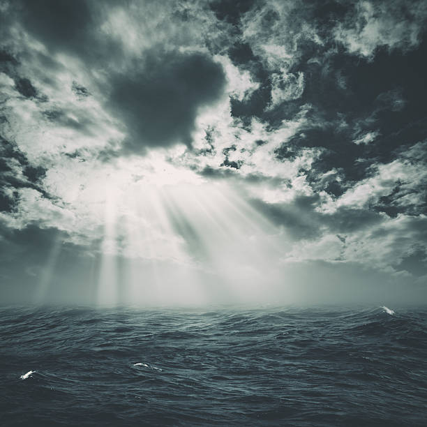 istock wild storm on the sea 502957199
