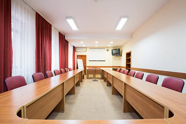 istock Interior of a boardroom 502963414