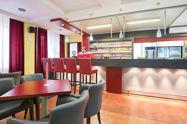 istock Interior of a modern cafe 502964240