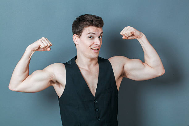 istock muscle concept for playful young man 502966154