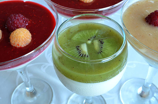 istock Appetizing and colorful panna cotta 502967214