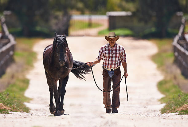 istock His horse is his best friend 502970199