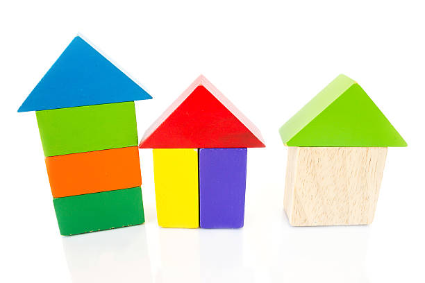 istock Colorful wood block toy. 502970800