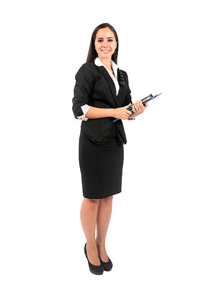 istock Isolated business woman 502971217