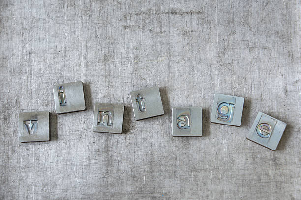 istock vintage letters from vintage press 502971868