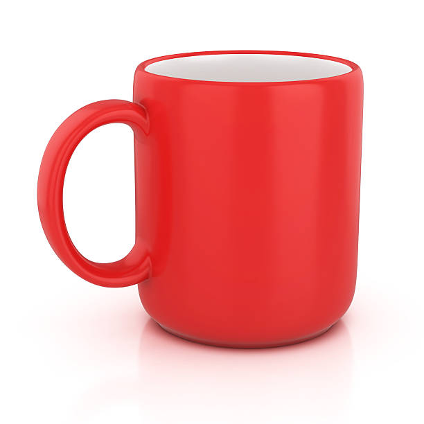 istock red mug on the black background 502972935