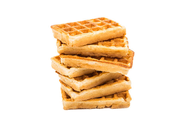 istock Freshly baked belgium waffles 502972992