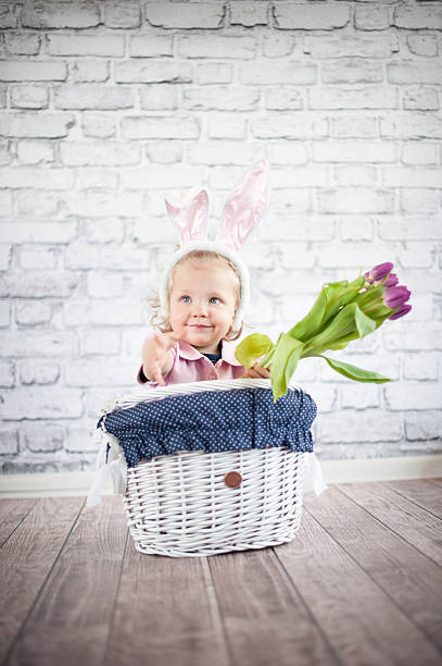 istock Adorable baby bunny 502973333
