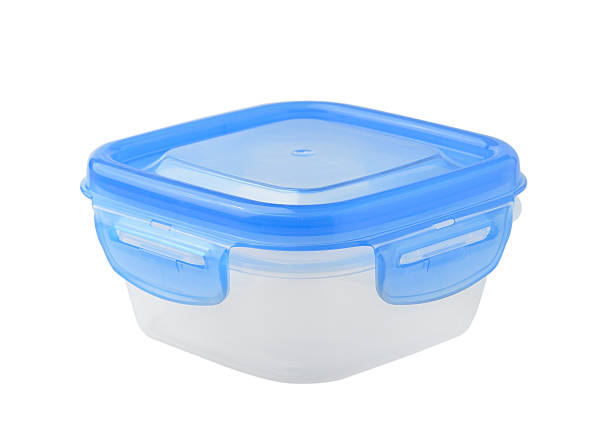 istock Plastic food box isolated on white background 502973849